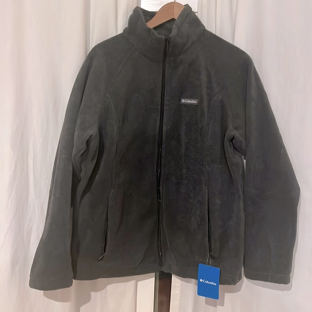 New with Tags Grey Colombia Fleece size 1x
